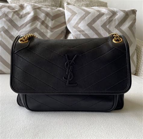 ysl niki light caramel|ysl lambskin handbags.